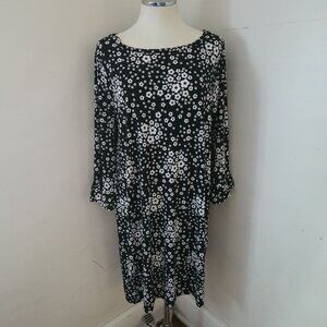 MICHAEL Michael Kors Black Floral Dress Women's Size 2X